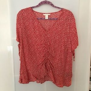 H&M ruched top